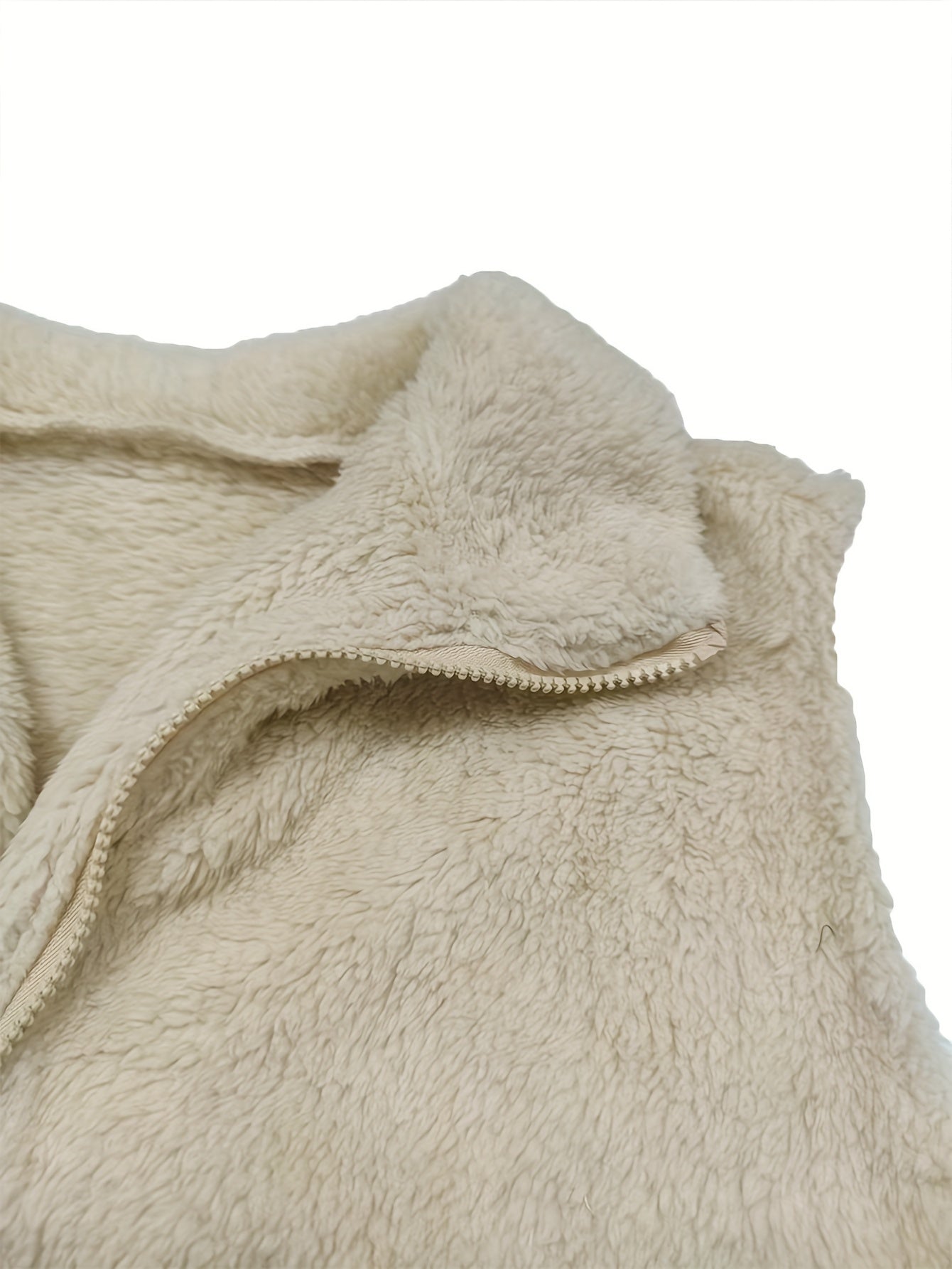 Teddy Gilet Zachte Jacc Voor Dames