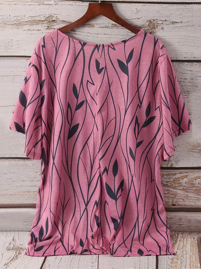 Zomer Shirt Bloeipatronen Floris Stijl