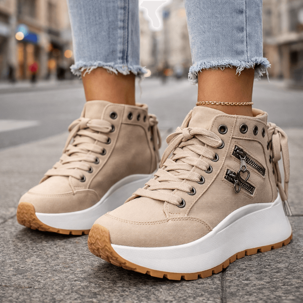Dames Chunky Sneakers Comfortabele Pasvorm