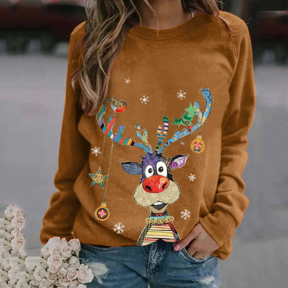 Kersttrui Girocollo voor Vrouw Warm en Comfortabel