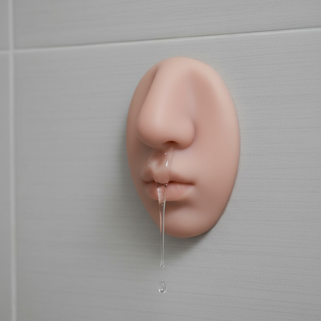 Humoristische Neuszeeppomp — Wandmontage Zeepverdeler met Realistisch Neusontwerp voor Grappige Sfeer