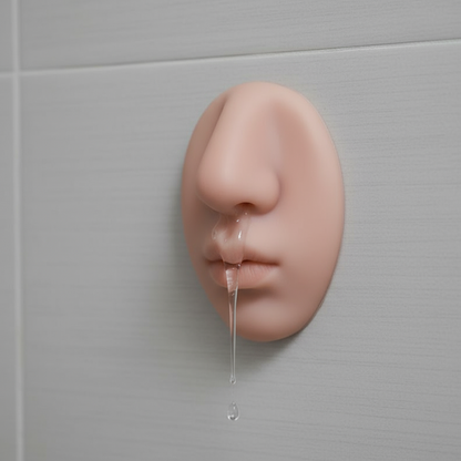 Humoristische Neuszeeppomp — Wandmontage Zeepverdeler met Realistisch Neusontwerp voor Grappige Sfeer