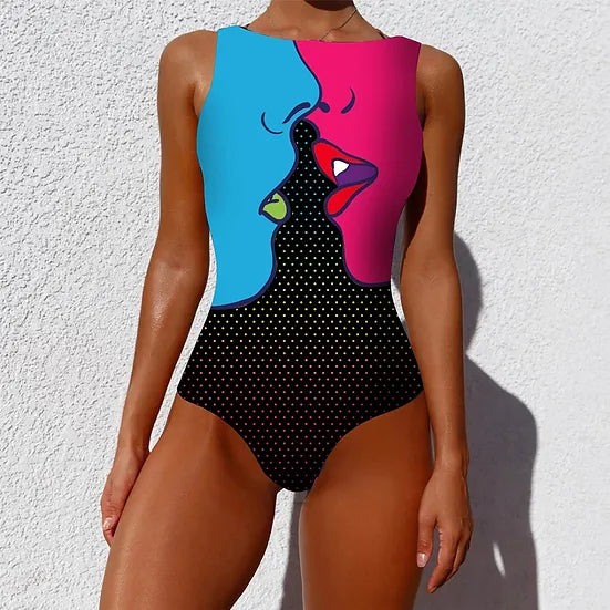 Badpak Eendelig Leuke Print Bedrukt Zomer