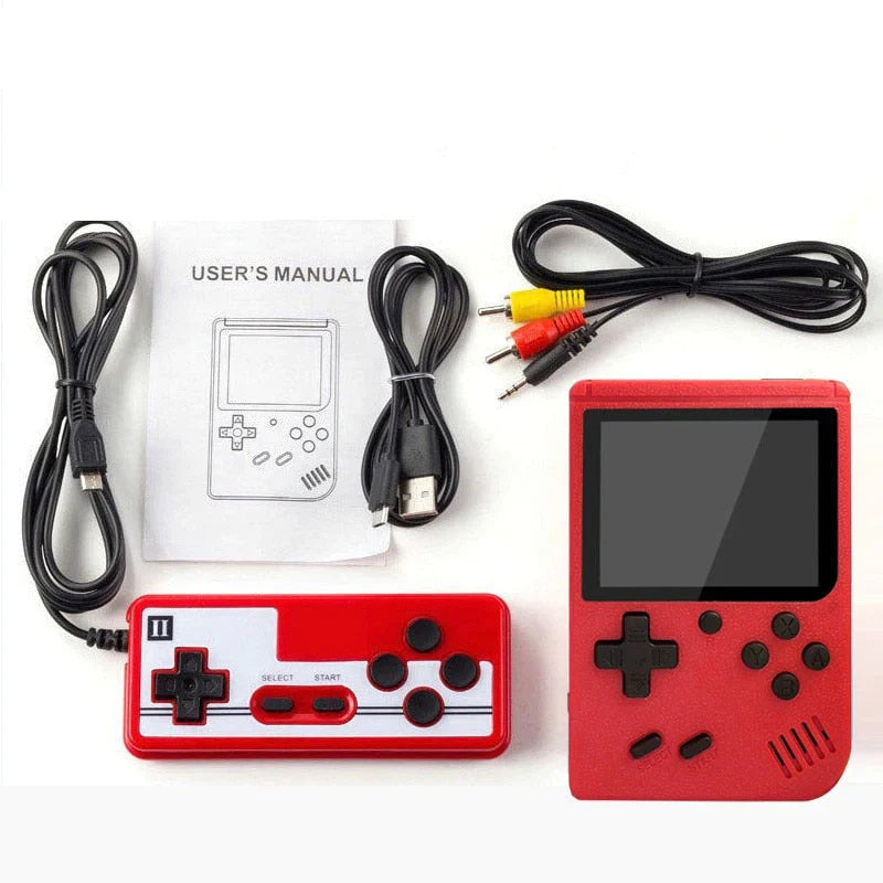 Retro Spelconsole 400 Klassieke Spellen Draagbaar Kids Volwassenen Nostalgisch