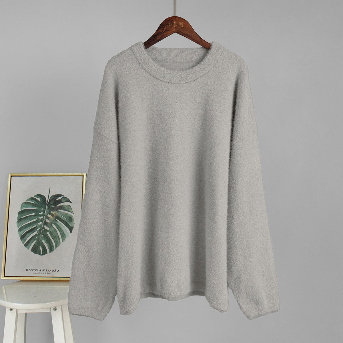 Dames Trui Zacht Gebreid Pastelkleuren Trendy