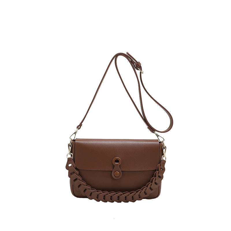 Dames Schoudertas Gevlochten Stijl Volwassen Trendy Look