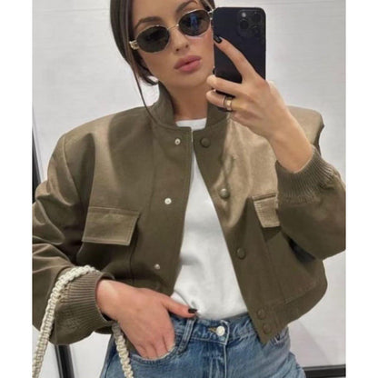 Dames Bomberjas Moderne Stedelijke Look