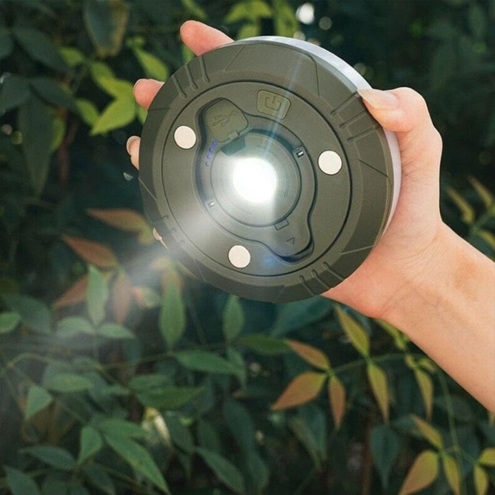 4-in-1 Campinglamp LED RGB Lichtslinger 10m 2000mAh Powerbank IPX4 Tentlamp Zaklamp Buitenlamp Festival Tuin Oplaadbaar