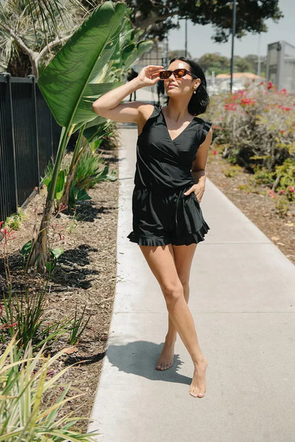 Dames Tankini Set Zomerse Ruches V-Hals Badpak