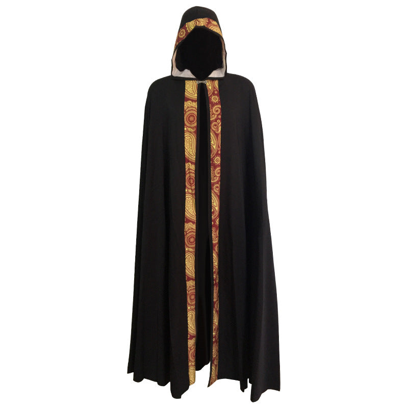 Damescape Met Capuchon Middeleeuwse Stijl