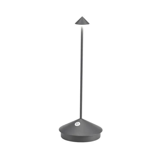 Tafellamp Draadloos Dimbaar LED Oplaadbaar USB Binnen Buiten Aluminium Wit Goud Zwart Grijs