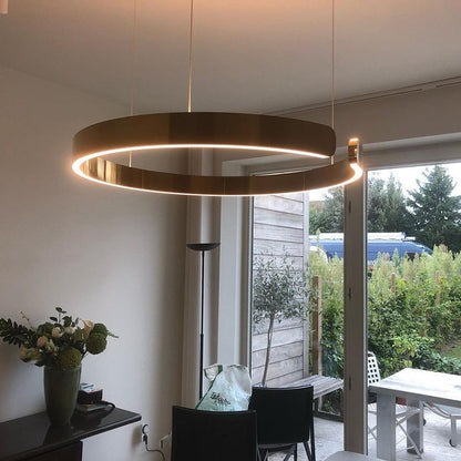 Ronde LED Hanglamp Meerdere Maten Eettafel Woonkamer Design Ringlamp Modern