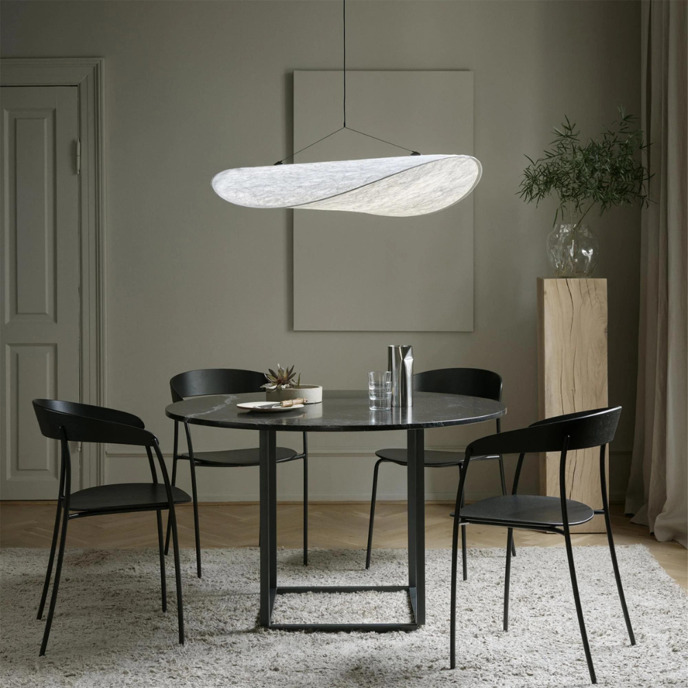 Hanglamp Japandi Handgeweven Zijde Wit Ø40 Ø60 Ø80 Slaapkamer Eetkamer