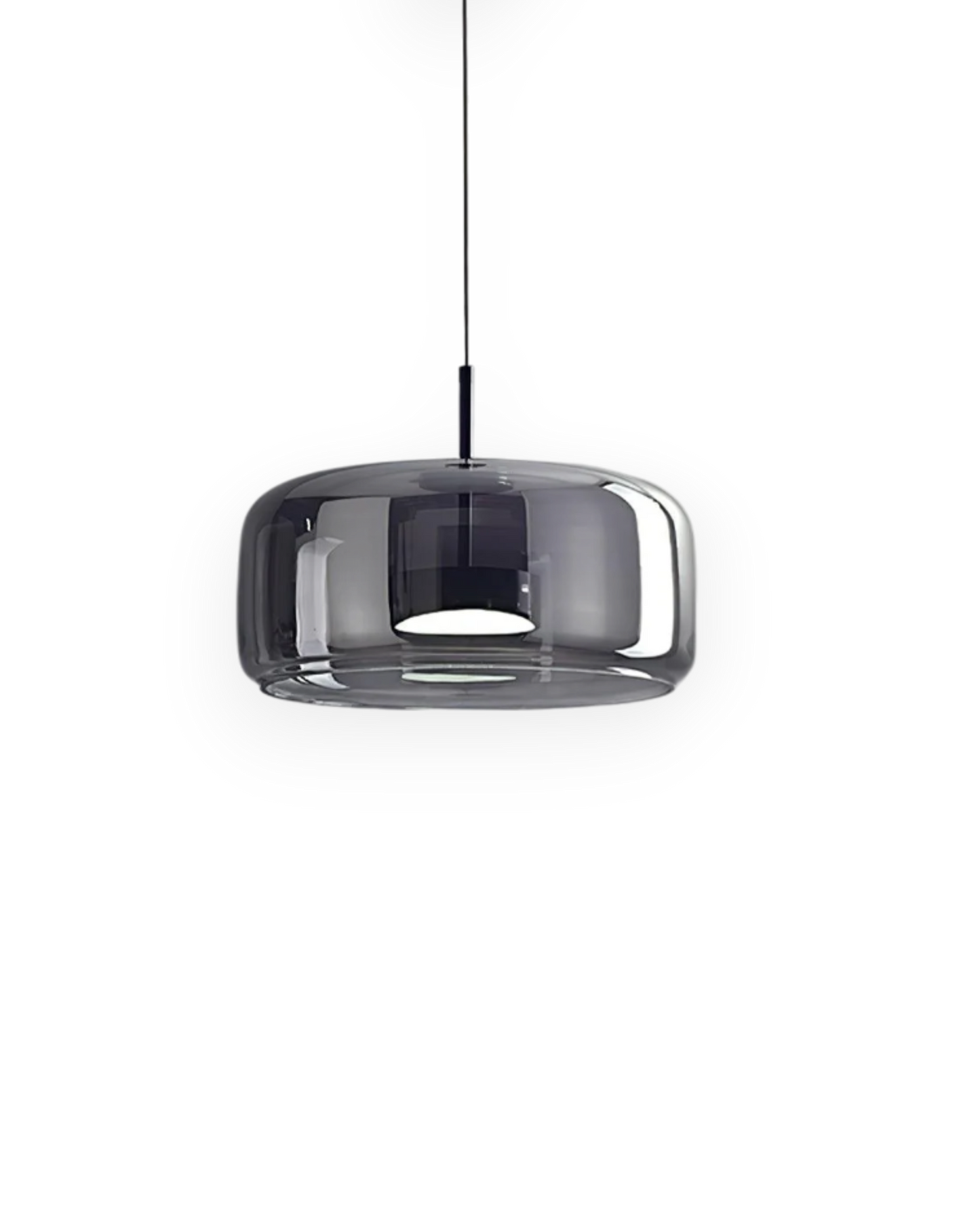 Hanglamp Rookglas met LED Verlichting Goud Zwart Amber Dimbaar Eetkamer | Scandinavische Glazen Plafondlamp Metalen Finish Keukeneiland Moderne Verlichting Woonkamer Design