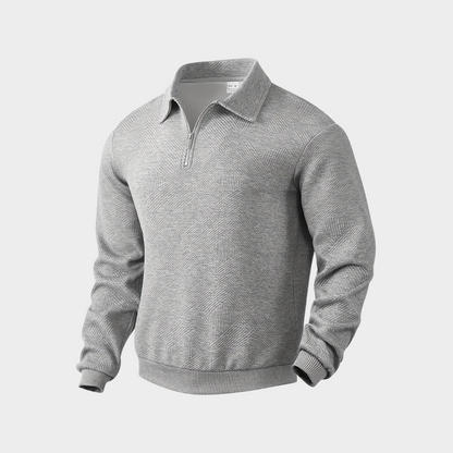 Premium Quarter Zip Trui voor Heren