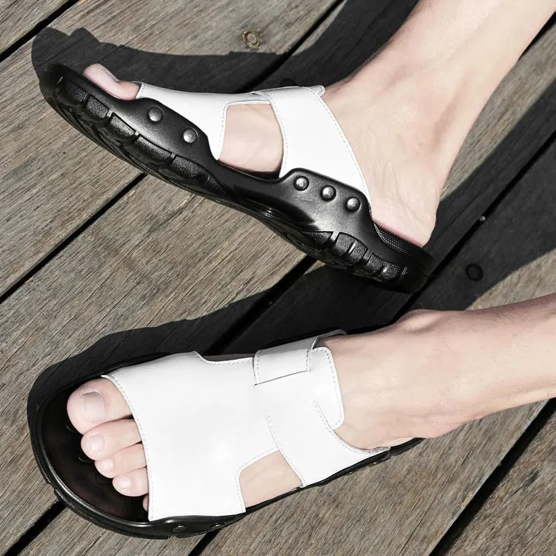 Elegante Sandalen van Leer Comfortabel en Duurzaam