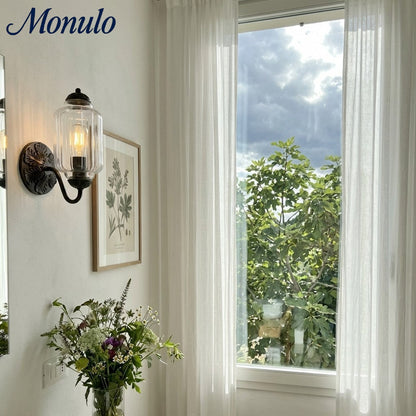Eloise Vintage Scalloped Milk Glass Wall Sconce - Modern Accent Lighting for Bathroom and Bedroom