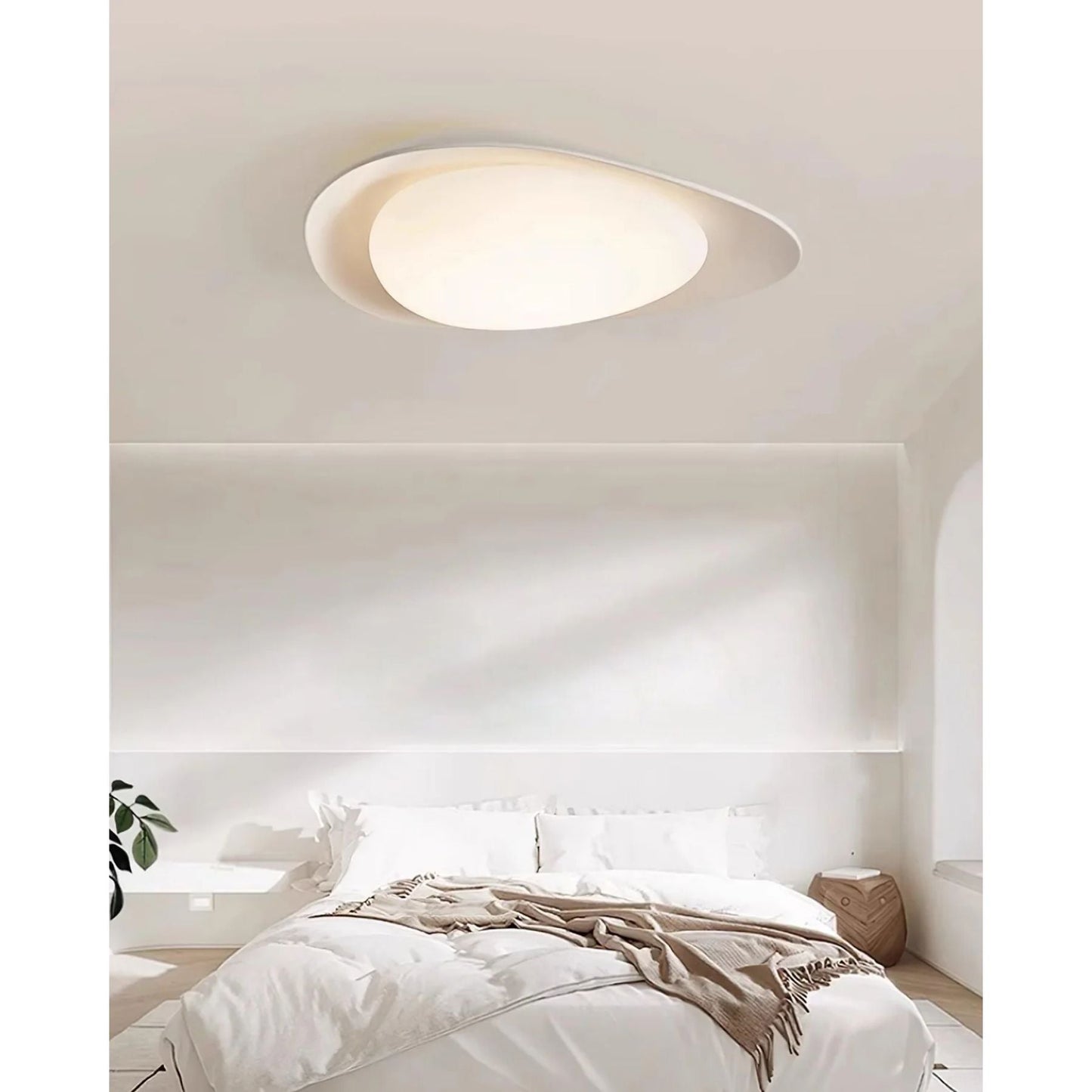 LED Plafondlamp Bladvorm Resin Groen Woonkamer Slaapkamer Eetkamer Organische Plafondlamp Scandinavisch Interieur