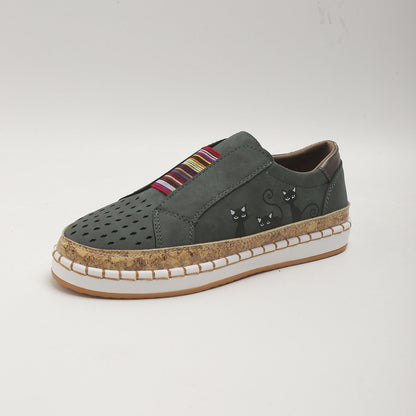 Platte Schoenen voor Dagelijks Gebruik Retro Stijl Casual