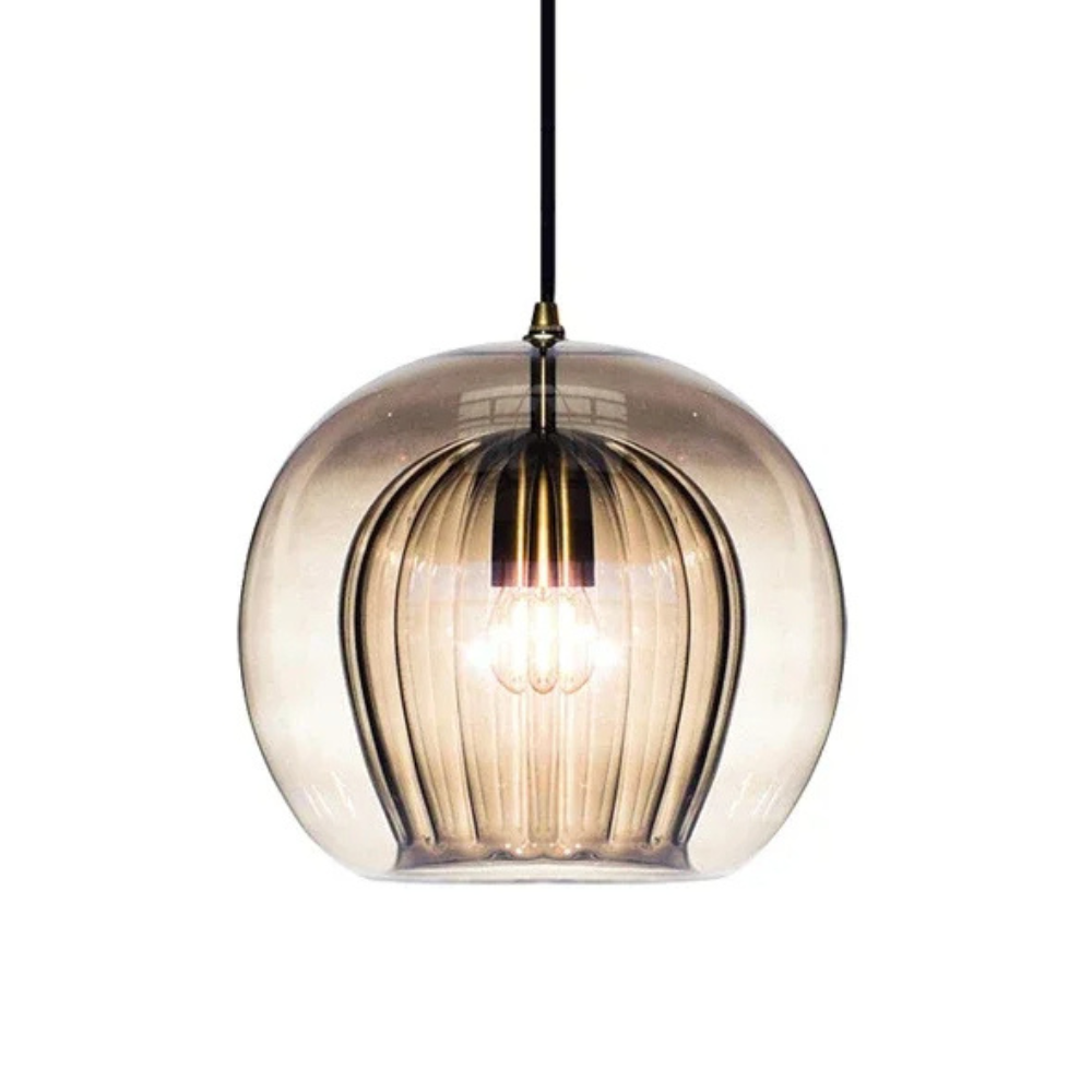 Hira glazen hanglamp E14 transparant keukeneiland eettafel moderne verlichting design lamp bar keuken verlichting
