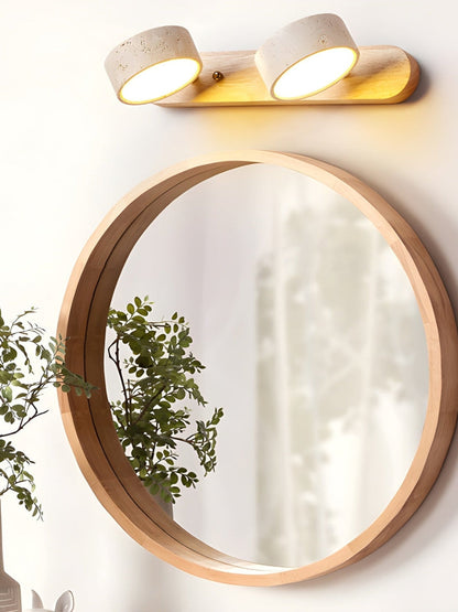 Wandlamp met meerdere lichtpunten natuursteen modern badkamerverlichting warmwit koelwit 2-3-4 lichts stenen armatuur