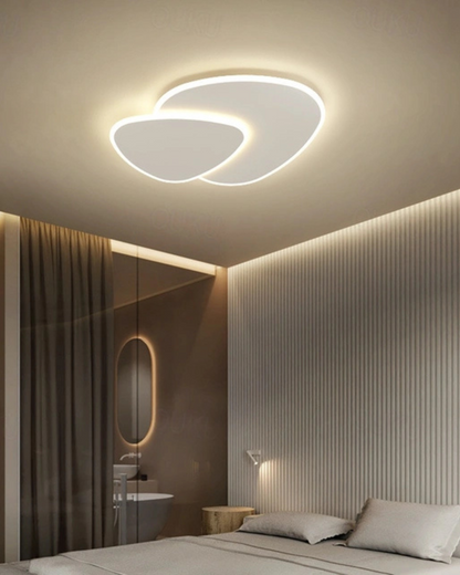 Plafondlamp Asymmetrisch Ontwerp LED Verlichting Warm Licht Modern Interieur Woonkamer Slaapkamer Eetkamer Minimalistische Designlamp