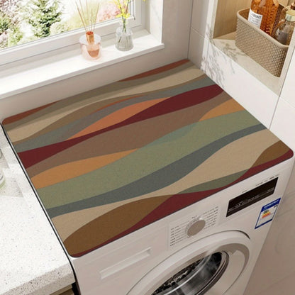 Beschermende Apparaatmat met Retro of Modern Design – Anti-Slip Microvezeldoek voor Keukenapparaten – Stijlvolle Bescherming tegen Krassen, Stof en Vocht – Verkrijgbaar in Retro Plaid, Blauw, Grijs, Desert en Abstract – 20x24 inch