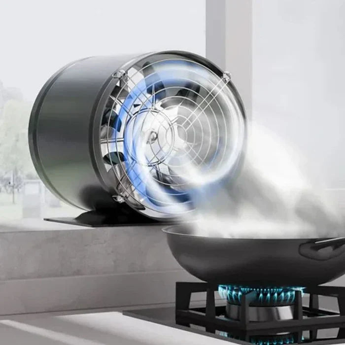 Stille afzuigventilator voor badkamer, keuken en kantoor met krachtige luchtverversing