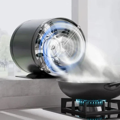 Stille afzuigventilator voor badkamer, keuken en kantoor met krachtige luchtverversing