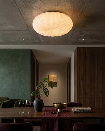 Plafondlamp Iris Scandinavisch Dimbaar Metaal & Acryl met Afstandsbediening voor Moderne Woonruimtes Slaapkamer Eetkamer Sfeerverlichting