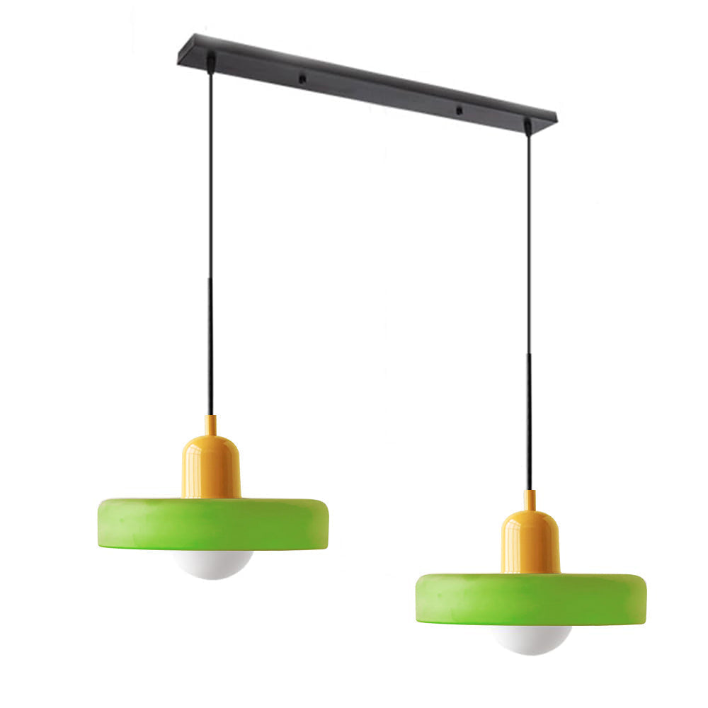 Luccon Dubbele Hanglamp Glas G9 35 cm Modern Eettafel Woonkamer Design Verlichting