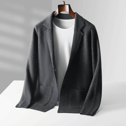 Dames Wollen Mantel met Zak Warm voor Herfst en Winter