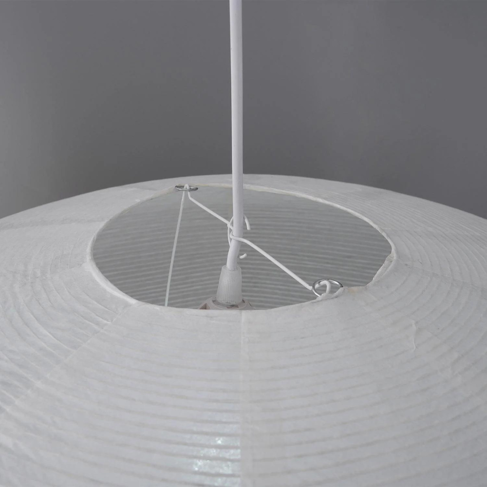 Plafondlamp Mulberry Papier Japandi Design Ø50 Ø60 LED Dimbaar Wit Geometrisch