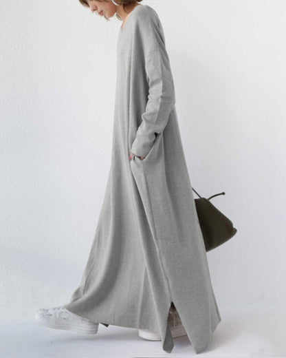 Dames Trui Jurk Zacht Warme Wintertrui