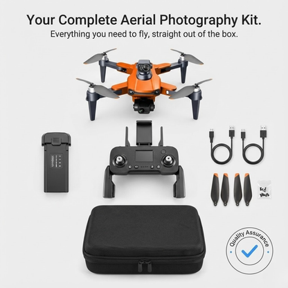 Professionele Camera Drone met 8K Dual Camera en GPS-stabilisatie – Borstelloze Motoren