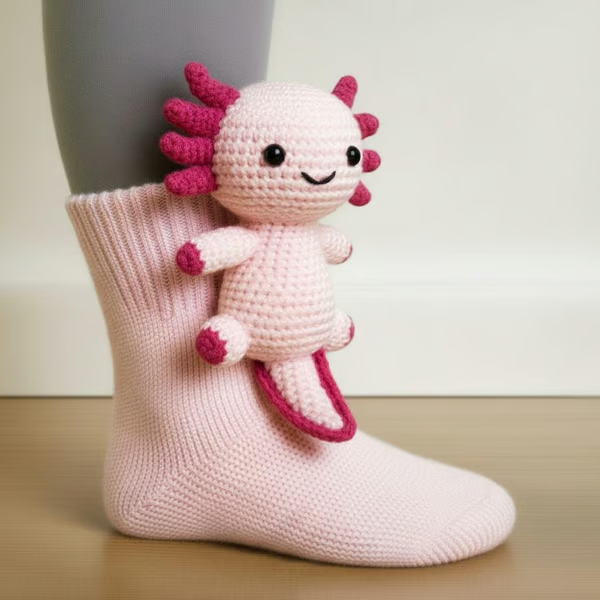 Dames Gebreide Socken met 3D Dieren voor Binnen