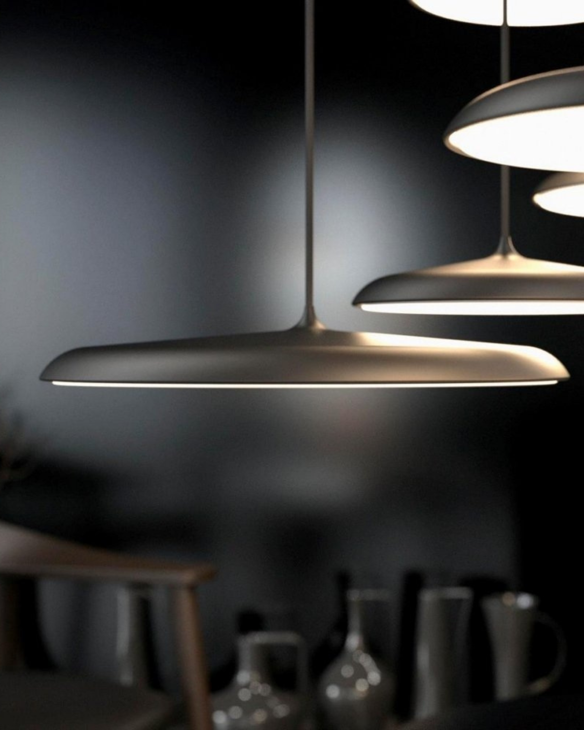 Ronde Hanglamp met Zachte Lichtverspreiding Zwart Grijs Groen Roze Wit Oranje ø25cm ø40cm Modern Scandinavisch Design voor Eetkamer Woonkamer Werkplek