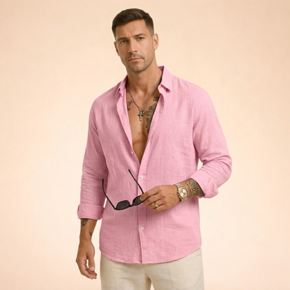 Luchtige Zomershirt van Katoen voor Mannen Comfortabele Stijl