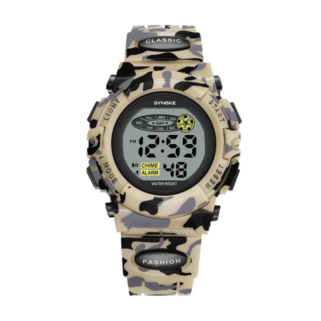 Digitaal Kinderhorloge Waterdicht & Stoßvastig – Datum Alarm Stopwatch Functie – Leerzame Sportuhr met Verlichting – PU Siliconen Band Jongens Meisjes 6-15 Jaar