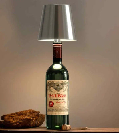 Draadloze Flessenlamp Warmwit LED Tafellamp Oplaadbaar USB Sfeerverlichting Decoratief Nachtlampje Romantisch
