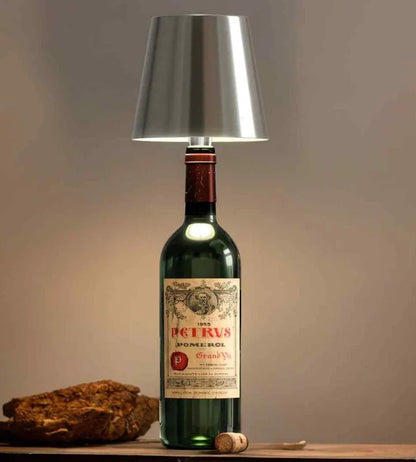 Draadloze Flessenlamp met Touch Bediening Warm Wit Licht – Dimbaar LED Sfeerverlichting voor Buiten en Binnen