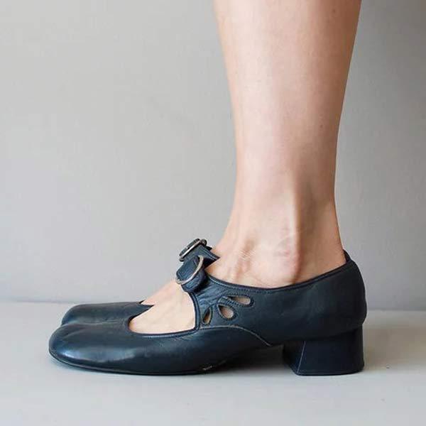 Sandalen van Leer met RIEM en Gesp