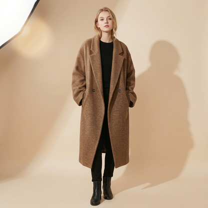 Dames Winterjas Ruim en Elegant Warm