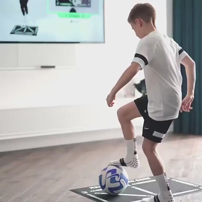 Voetbal Trainingsmat met Videotraining en Antislip Sokken voor Kinderen