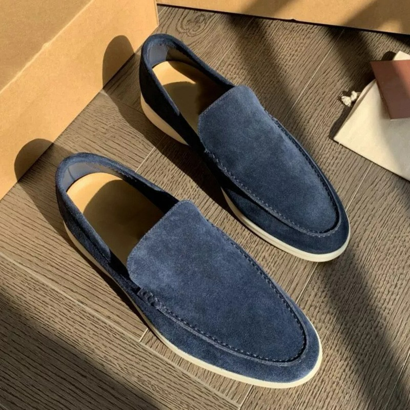 Heren Loafers Suède Comfortabele Casual Schoenen
