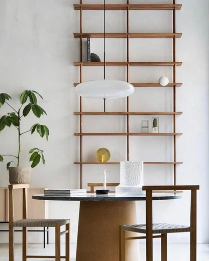 Moderne Hanglamp Met Zwevend Design In Acryl En Metaal Met Warme Diffuse Verlichting