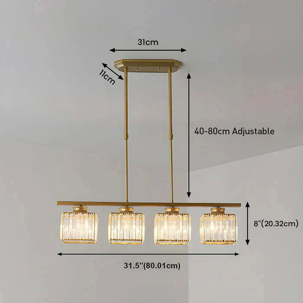 Hanglamp Eettafel Glas Zwart Goud 3 Of 4 Lichts E27 Modern