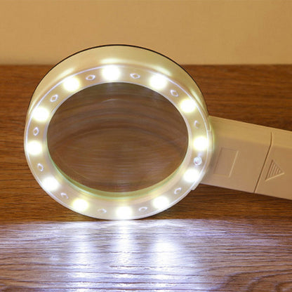 Verlichte Leesloep 30x Vergroting met LED-Verlichting voor Senioren en Slechtzienden