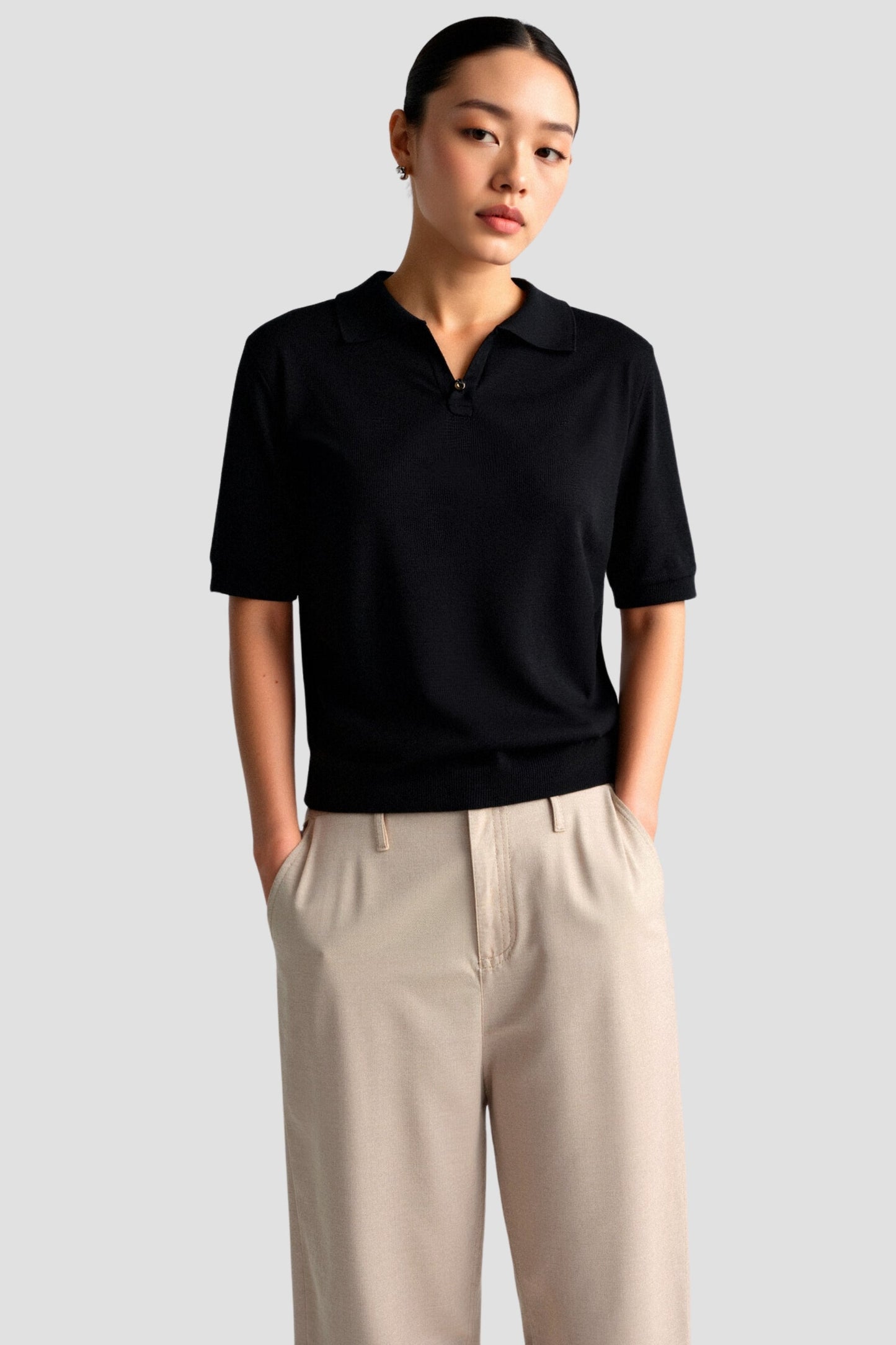 Klassieke Poloshirt Korte Mouw Zomer Lichtgewicht