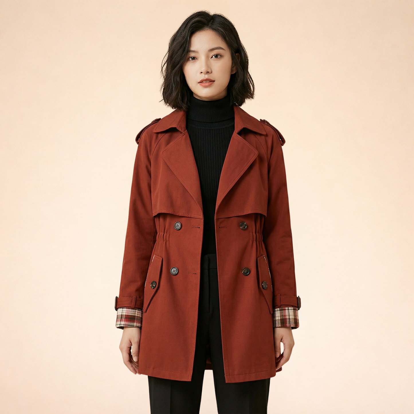 Trenchcoat Klassiek Comfortabel Waterdicht